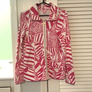 GUC Lilly Pulitzer full zip sweatshirt